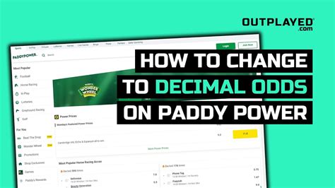 paddy power decimal odds